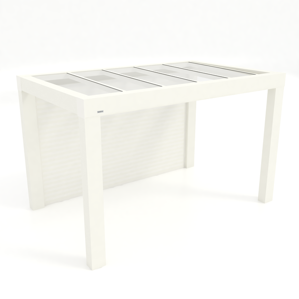 Kastrex Premium Terrasoverkapping Aluminium - Luxe Buitenruimte met Glazen Dak - Gratis Montage – Wit