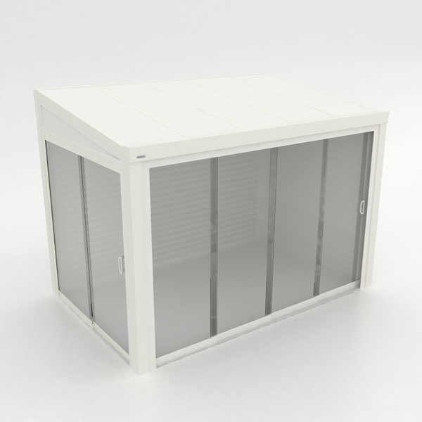 Kastrex Terrasoverkapping Aluminium – Luxe Buitenleven – Gratis Montage - Wit