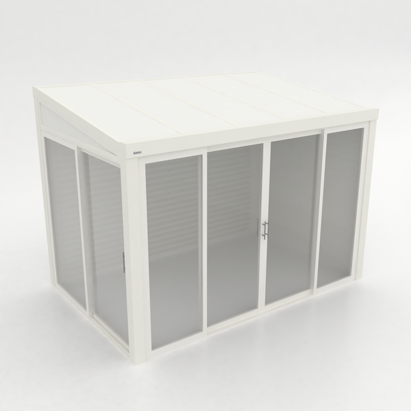 Kastrex Terrasoverkapping Aluminium – Luxe Buitenleven – Gratis Montage - Wit