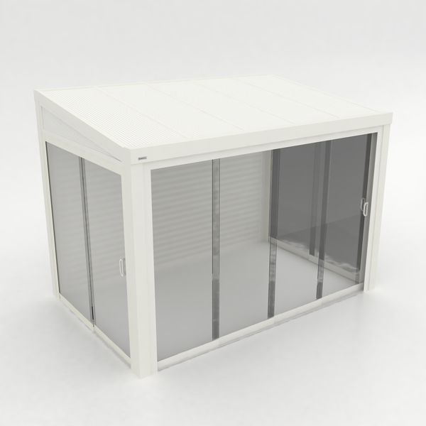 Kastrex Terrasoverkapping Aluminium – Luxe Buitenleven – Gratis Montage - Wit