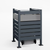 Kastrex Container Conversion Cabinet - For 1 Bin - Weatherproof & Maintenance-free - Coated Steel