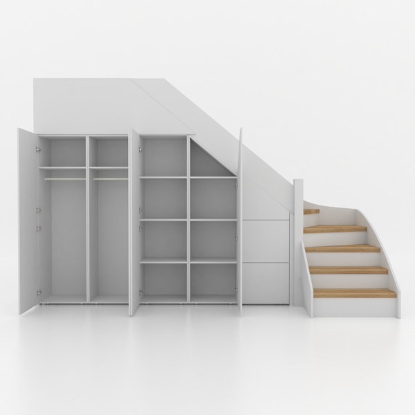 Trapkast Draai Onder met 3 Lade 250-320cm