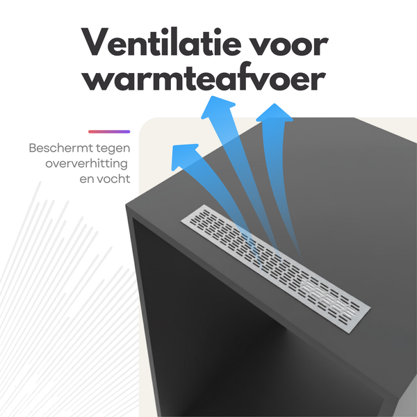 Dryer on washing machine cabinet 1 piece - 67x205x67cm - Anthracite