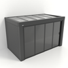 Kastrex Premium Tuinkamer Aluminium - Luxe Buitenruimte met Privacy Glas - Gratis Montage – Antraciet