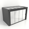 Kastrex Premium Tuinkamer Aluminium - Luxe Buitenruimte met Glazen Dak - Gratis Montage – Antraciet