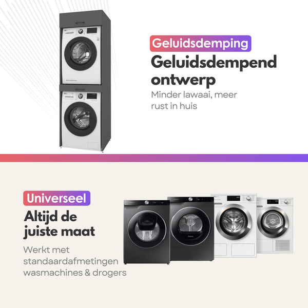 Dryer on washing machine cabinet 1 piece - 67x205x67cm - Anthracite