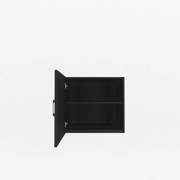 Wasmachinekast 1 delig - 67x60x67cm – Zwart Eiken