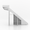 Trapkast Draai boven met 1 Lade 200-250cm