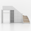 Trapkast Draai Onder met 7 Lade 250-320cm
