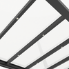 Kastrex Premium Tuinkamer Aluminium - Luxe Buitenruimte met Glazen Dak - Gratis Montage – Antraciet