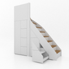 Trapkast Draai boven met 7 Lade 100-150cm Large