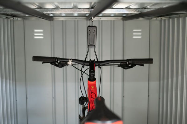 Kastrex Fiets Berging - Voor 3 Fietsen - 222x131x151 cm - Weerbestendig & Onderhoudsvrij - Gecoat Staal