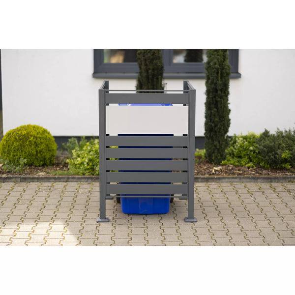 Kastrex Container Conversion Cabinet - For 1 Bin - Weatherproof &amp; Maintenance-free - Coated Steel
