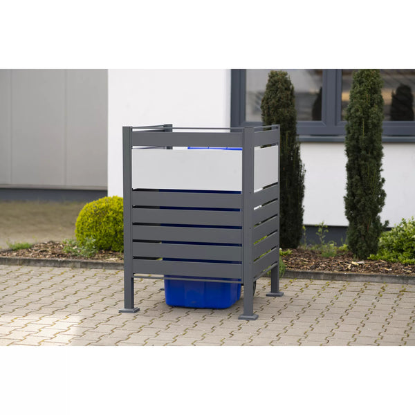 Kastrex Container Conversion Cabinet - For 1 Bin - Weatherproof &amp; Maintenance-free - Coated Steel