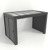 Kastrex Premium Tuinkamer Aluminium - Luxe Buitenruimte met Privacy Glas - Gratis Montage – Antraciet