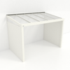 Kastrex Veranda Aluminium - Luxe Buitenruimte met Glazen Dak - Gratis Montage - Wit