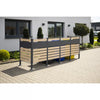 Armoire de conversion pour conteneur Kastrex - Pour 1 bac - Résistante aux intempéries et sans entretien - Acier revêtu