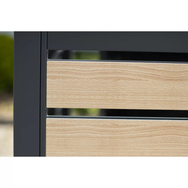 Kastrex Container Conversion Cabinet - For 1 Bin - Weatherproof &amp; Maintenance-free - Coated Steel