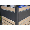 Kastrex Container Conversion Cabinet - For 1 Bin - Weatherproof &amp; Maintenance-free - Coated Steel