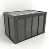 Kastrex Premium Tuinkamer Aluminium - Luxe Buitenruimte met Privacy Glas - Gratis Montage – Antraciet