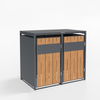Kastrex Container Conversion Cabinet - For 2 Wheelie Bins - Weatherproof &amp; Maintenance-free - Coated Steel