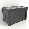 Kastrex Premium Tuinkamer Aluminium - Luxe Buitenruimte met Privacy Glas - Gratis Montage – Antraciet