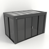 Kastrex Premium Tuinkamer Aluminium - Luxe Buitenruimte met Privacy Glas - Gratis Montage – Antraciet