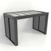 Kastrex Premium Tuinkamer Aluminium - Luxe Buitenruimte met Privacy Glas - Gratis Montage – Antraciet