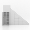 Trapkast Draai boven met 6 Lade 250-320cm