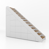 Trapkast Recht met 10 Lade 250-320cm