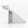 Trapkast Draai boven met 6 Lade 200-250cm
