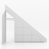 Trapkast Recht met 6 Lade 200-250cm