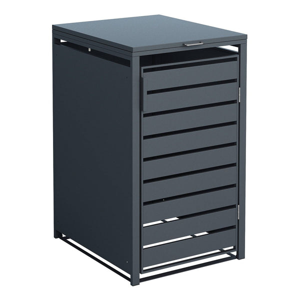 Container Ombouw Kast - Voor 1 Kliko - Weerbestendig & Onderhoudsvrij - Gecoat Staal - Antraciet