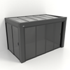 Kastrex Premium Tuinkamer Aluminium - Luxe Buitenruimte met Privacy Glas - Gratis Montage – Antraciet