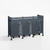 Kastrex Container Conversion Cabinet - For 1 Bin - Weatherproof &amp; Maintenance-free - Coated Steel