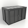 Kastrex Premium Tuinkamer Aluminium - Luxe Buitenruimte met Privacy Glas - Gratis Montage – Antraciet