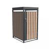 Armoire de conversion pour conteneur Kastrex - Pour 1 bac - Résistante aux intempéries et sans entretien - Acier revêtu
