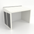 Kastrex Tuinkamer Aluminium - Luxe Buitenruimte met Polycarbonaat Dak - Privacy Glas - Gratis Montage - Wit