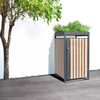 Armoire de conversion pour conteneur Kastrex - Pour 1 bac - Résistante aux intempéries et sans entretien - Acier revêtu