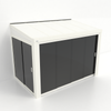 Kastrex Tuinkamer Aluminium - Luxe Buitenruimte met Polycarbonaat Dak - Privacy Glas - Gratis Montage - Wit