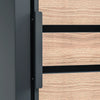Armoire de conversion pour conteneurs Kastrex - Pour 2 poubelles à roulettes - Résistante aux intempéries et sans entretien - Acier revêtu