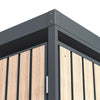 Armoire de conversion pour conteneur Kastrex - Pour 1 bac - Résistante aux intempéries et sans entretien - Acier revêtu