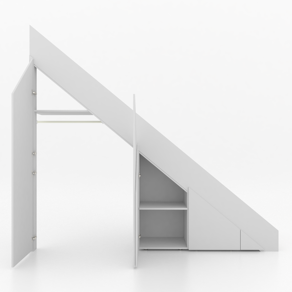 Trapkast Recht met 1 Lade 200-250cm