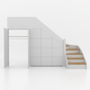 Trapkast Draai Onder met 11 Lade 250-320cm