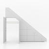 Trapkast Recht met 6 Lade 250-320cm