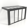 Kastrex Premium Tuinkamer Aluminium - Luxe Buitenruimte met Glazen Dak - Gratis Montage – Antraciet