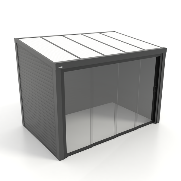 Kastrex Terrasoverkapping Aluminium – Luxe Buitenleven– Gratis Montage - Antraciet