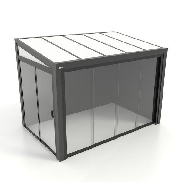 Kastrex Terrasoverkapping Aluminium – Luxe Buitenleven– Gratis Montage - Antraciet