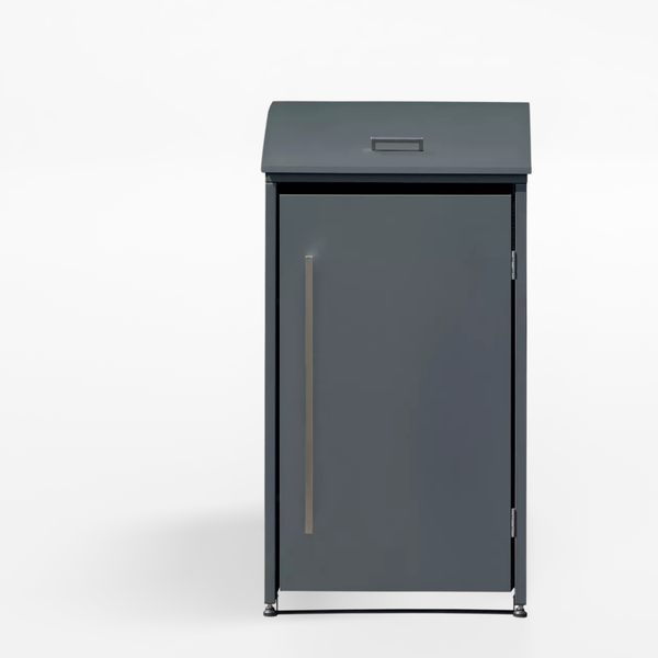 Armoire de conversion pour conteneur Kastrex - Pour 1 bac - Résistante aux intempéries et sans entretien - Acier revêtu
