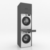 Wasmachinekast 1 delig - 67x240x67cm – Antraciet